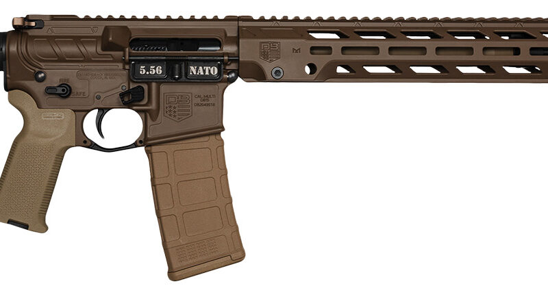 Diamondback DB1784K131 DB15  5.56 NATO 30rd 16" Black Nitride w/ FDE Cerakote Flat Dark Earth Cerakote 7075-T6 Aluminum Receiver Flat Dark Earth Magpul MOE K2 FDE Grip