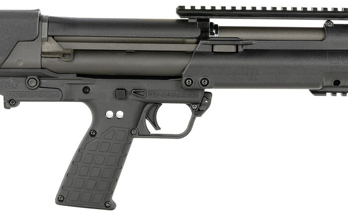 Kel-Tec KSGBLKD KSG Defender Bullpup Frame 12 Gauge Pump 3" 7+1 18.50" Black Steel Barrel, Black Picatinny Rail Aluminum Receiver, Black Adj Cheek Riser Polymer Stock, Black Magpul Vertical Grip
