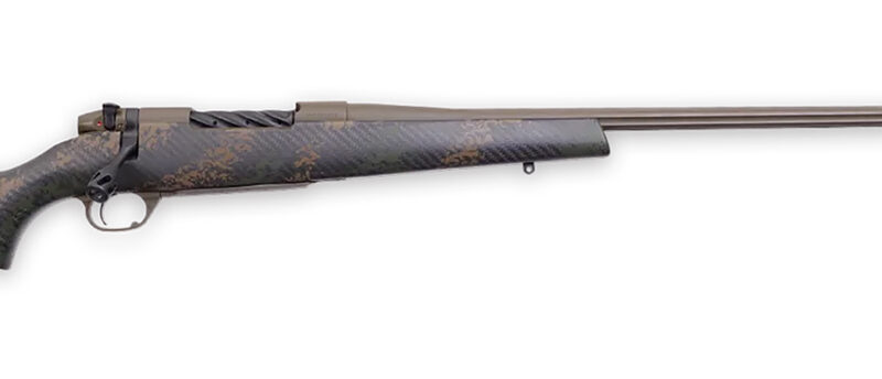Weatherby MBC20N7MMBR2B Mark V Backcountry 2.0 7mm BC Patriot Brown Cerakote Fluted Barrel/Peak 44 Blacktooth Carbon Fiber w/ Dark Green/Brown Sponge Stock