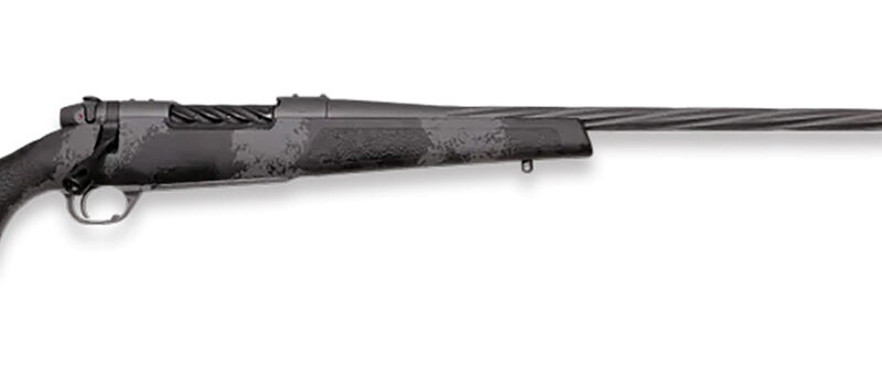 Weatherby MLW01N7M8RR4B Mark V Live Wild 7mm-08 Rem 4+1 24" Carbon Gray Cerakote Spiral Fluted Barrel Black/Gray Sponge Pattern/Polymer Stock
