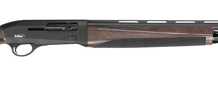 TriStar 20236 Raptor II  Youth 20 Gauge Semi-Auto 3" 5+1 24" Black Vent Rib Steel Barrel, Black Steel Receiver, Fixed Walnut Synthetic Stock