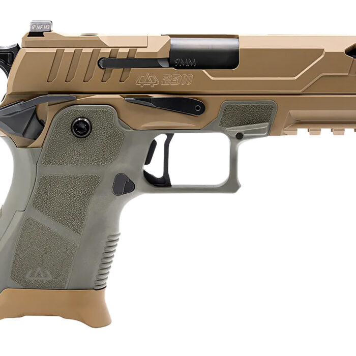 Oa Defense OA2311CPROKITHDSPRT15 2311 Compact Pro 9x19 15rd 4.25" Black DLC Ported Barrel High Desert Sage Optic Ready 17-4 Stainless Steel Slide High Desert Sage Polymer Grip Ambidextrous