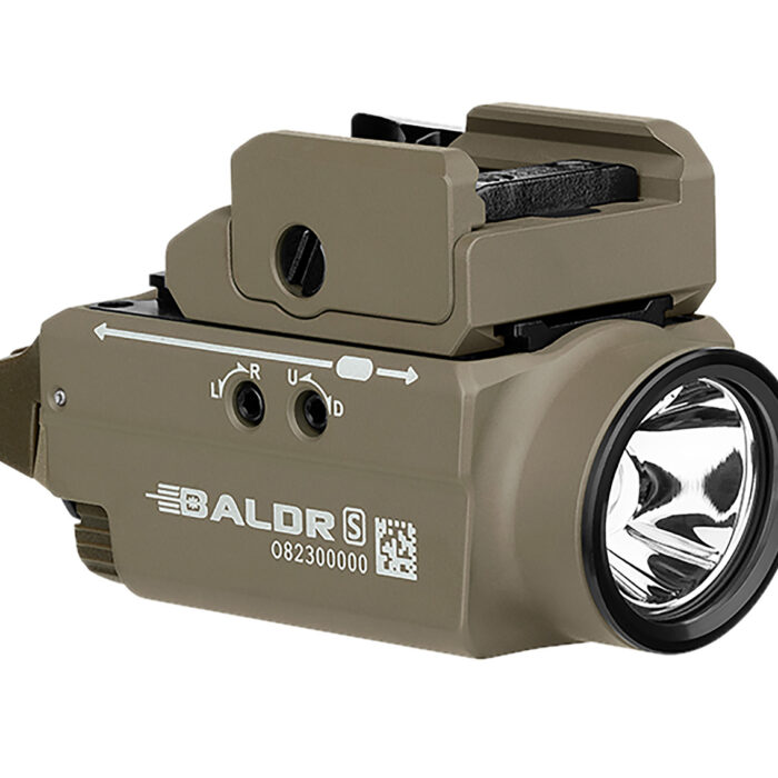 Olightstore Usa Inc BALDRS Baldr S BL  Flat Dark Earth 800 Lumens 130 Meters Beam