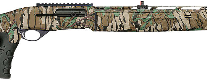 Mossberg 75810 SA-410 Tactical 410 Gauge Semi-Auto 3" 4+1 22" Mossy Oak Greenleaf Vent Rib Barrel, Mossy Oak Greenleaf Picatinny Rail Receiver, Fixed w/Pistol Grip Synthetic Stock