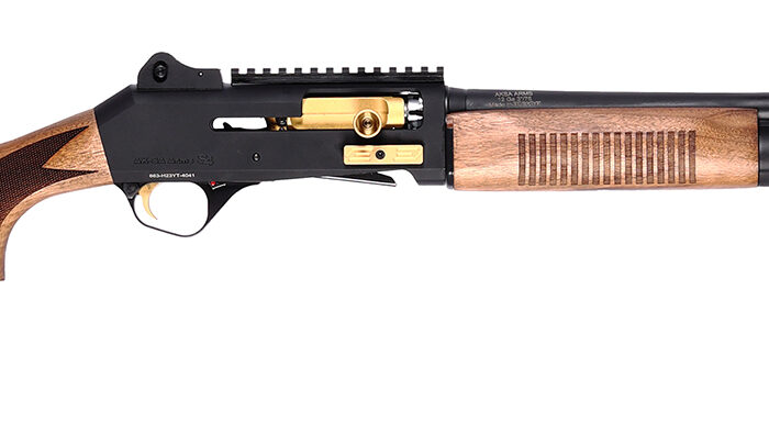 Four Peaks Imports 12077 AKSA Arms S4 12 Gauge 3" 5+1 18.50" Chrome Plated 7075-T6 Aluminum Receiver Wood Stock