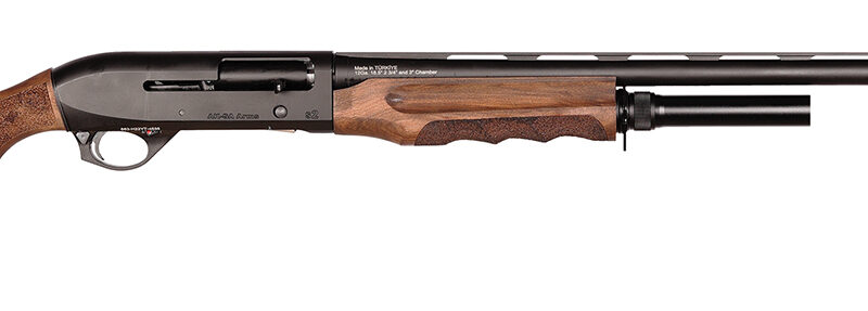 Four Peaks Imports 12079 AKSA Arms S2 20 Gauge 3" 5+1 28" Chrome Plated 7075-T6 Aluminum Receiver Wood Stock