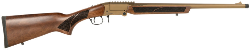 Gforce Arms GFTXP4020Y GFTXP  Youth 400 Legend 1rd 20" Bronze Cerakote Steel Barrel, Bronze Cerakote Picatinny Rail Steel Receiver, Fixed Walnut Wood Stock