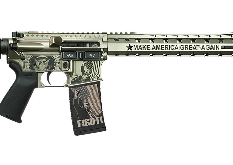 Black Rain Ordnance 24111203S Trump FX Custom Limited Edition 5.56 NATO 30+1 Silver Spec 15