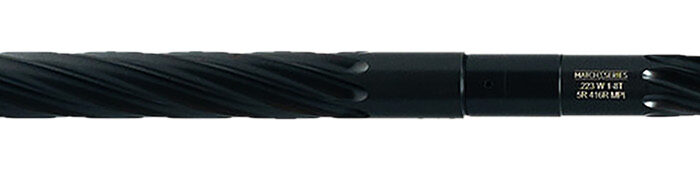 Faxon Firearms 15BW8M16SHQ5RNP3  Match 223 Wylde 16" Spiral Fluted Black Nitride 416 Stainless Barrel