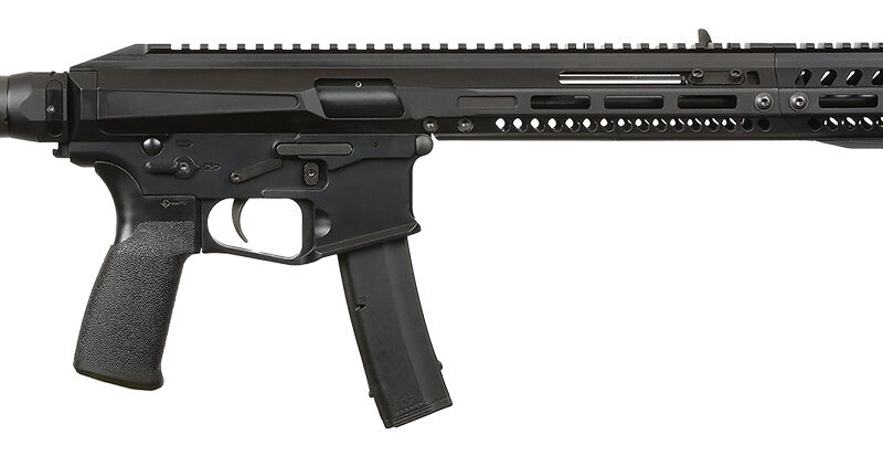 Patriot Ordnance Factory 02061 Phoenix  9mm 10+1 16.50" Black Cerakote Picatinny Rail