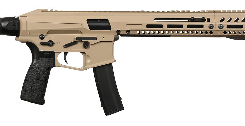 Patriot Ordnance Factory 02062 Phoenix  9mm 10+1 16.50" Flat Dark Earth Cerakote Picatinny Rail