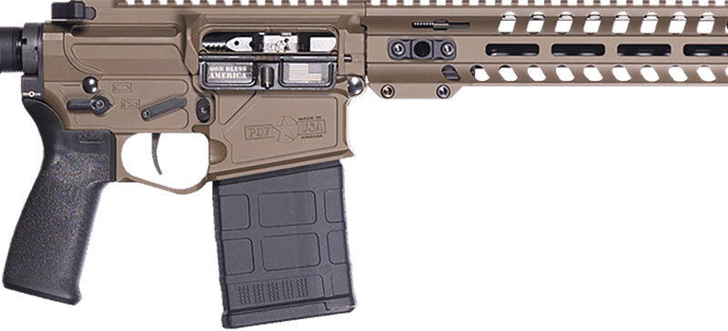 Patriot Ordnance Factory 02064 Rifle Rogue 308 Win 20+1 13.75" Patriot Brown Cerakote