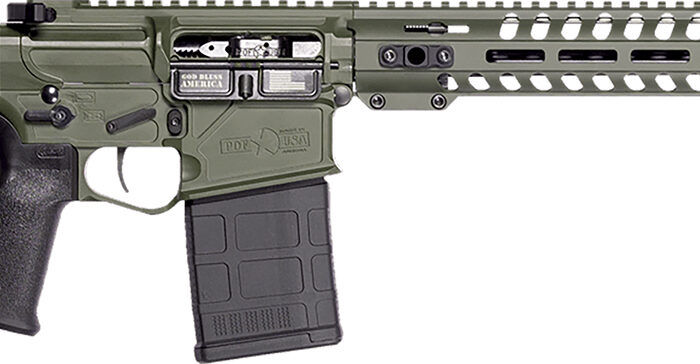 Patriot Ordnance Factory 02065 Rifle Rogue 308 Win 20+1 13.75" Olive Dark Green Cerakote