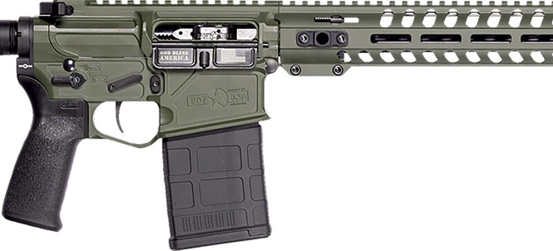 Patriot Ordnance Factory 02065 Rifle Rogue 308 Win 20+1 13.75" Olive Dark Green Cerakote