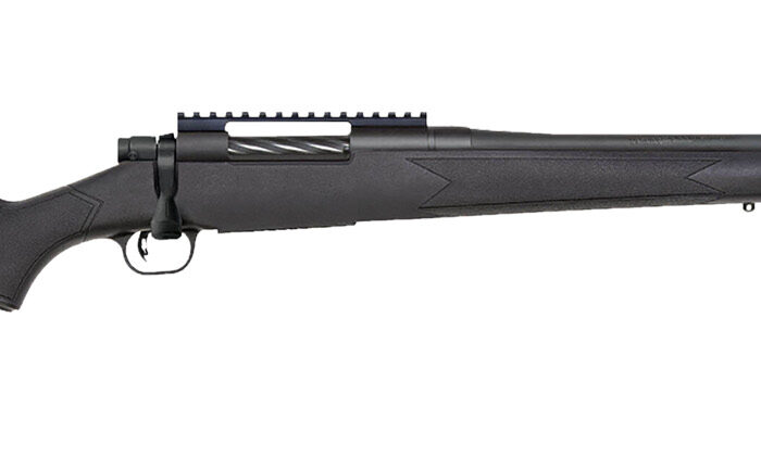 Mossberg 28235 Patriot Carbine 7mm PRC 3+1 20" Matte Blued Threaded Bull Barrel, Matte Blued Picatinny Rail Receiver, Black Fixed Synthetic Stock