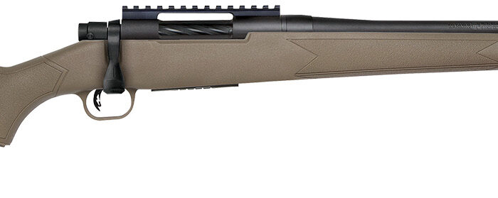 Mossberg 28263 Patriot Predator Full Size 400 Legend 4+1 20" Matte Blued Threaded Barrel, Matte Blued Picatinny Rail Receiver, Fixed Flat Dark Earth Synthetic Stock