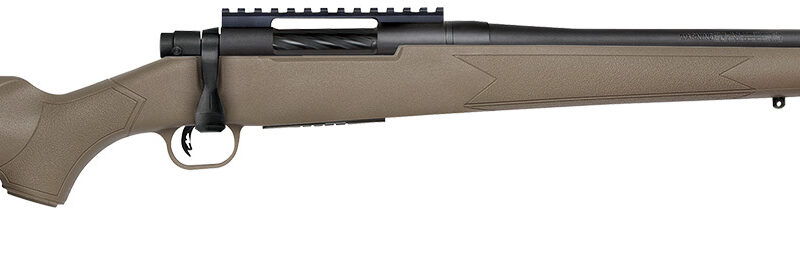 Mossberg 28263 Patriot Predator Full Size 400 Legend 4+1 20" Matte Blued Threaded Barrel, Matte Blued Picatinny Rail Receiver, Fixed Flat Dark Earth Synthetic Stock