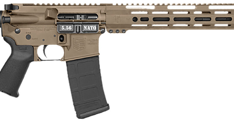 Diamondback DB1718K061 DB15 Carbon Series 5.56 NATO 30+1 16" Black Nitride Threaded Barrel, Flat Dark Earth Cerakote Picatinny Rail Aluminum Receiver, Adjustable Black Synthetic Stock, Magpul MOE Grip