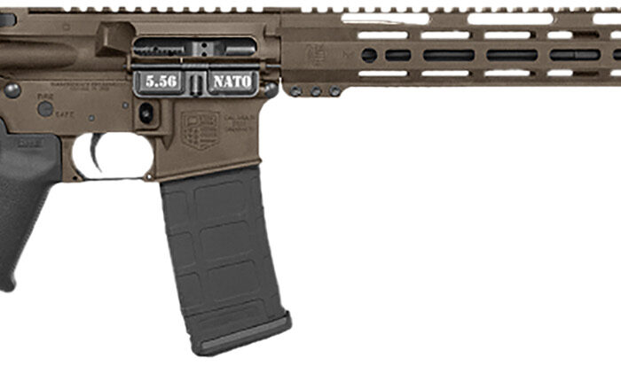 Diamondback DB1718K071 DB15 Carbon Series 5.56 NATO 30+1 16" Black Nitride Threaded Barrel, Midnight Bronze Cerakote Picatinny Rail Aluminum Receiver, Adjustable Black Synthetic Stock, Magpul MOE Grip