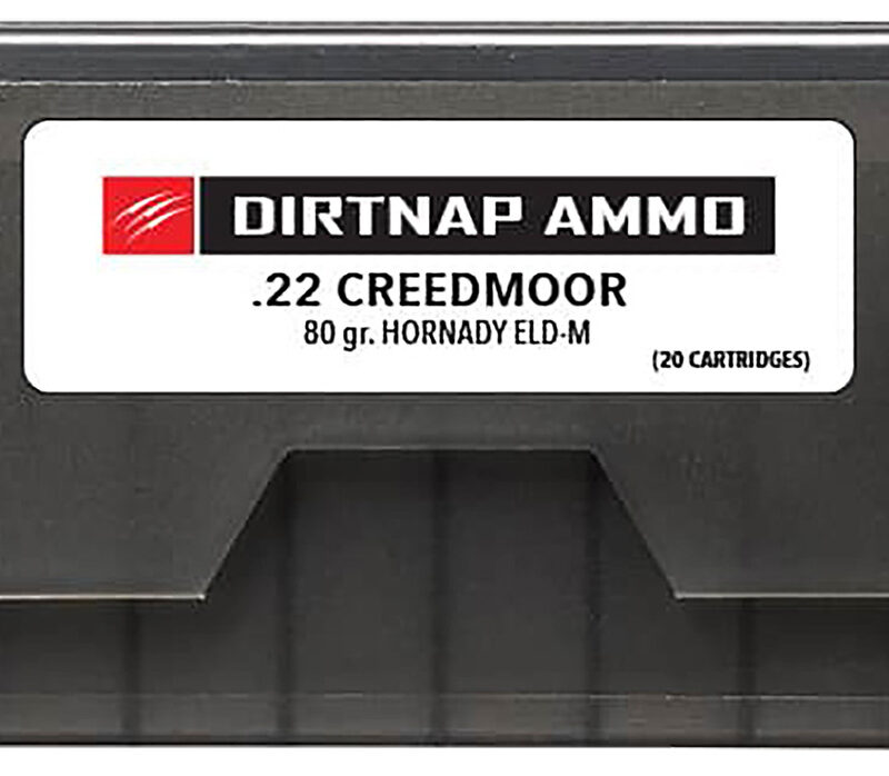 Fierce Firearms DNP22CM80GRELDM Dirtnap  22Creedmoor 80gr Extremely Low Drag-Match 20 Per Box/10 Case