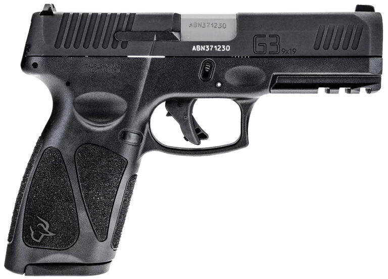 Taurus 1-G3BSR9041 G3  Full Size Frame 9mm 17+1 4" Matte Stainless Steel Barrel, Matte Black Serrated Alloy Steel Slide, Black Polymer Frame w/Picatinny Rail, Textured Grip
