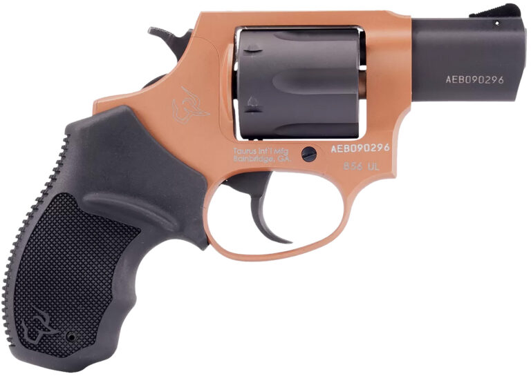 Taurus 285621ULC22 856 Ultra-Lite 38 Special 6rd 2" Matte Black Cylinder Cerakote Copper Transfer Bar Safety