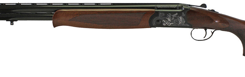 Iver Johnson Arms IJ60020 IJ600  20 Gauge Break Open 3" 2rd 28" Over/Under Vent Rib Barrel, Matte Black Chromed w/Engraving Steel Receiver, Fixed Walnut Checkered Wood Stock & Forend