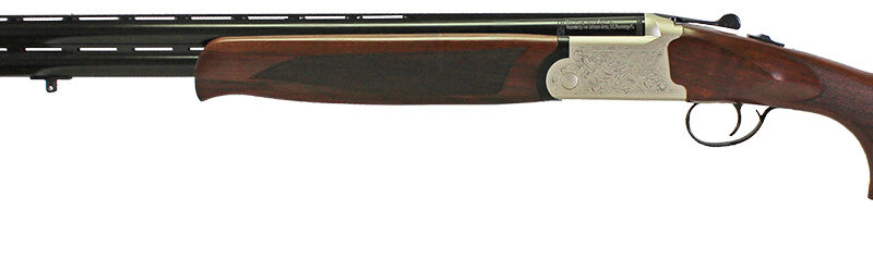 Iver Johnson Arms IJ60020LW28S IJ600 Lightweight Full Size 20 Gauge Break Open 3" 2rd 28" Black Over/Under Vent Rib Barrel, Silver Engraved Aluminum Receiver, Fixed Walnut Wood Stock, Ambidextrous