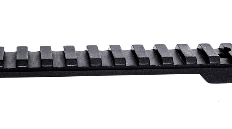 Weatherby PL0252150 Picatinny Rail Peak 44 Black Weatherby Mark V Picatinny Rail/Weaver Mount Long Action