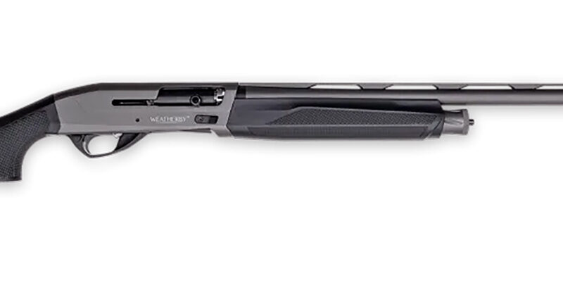 Weatherby ET21228PGM Element II  12 Gauge 3" 2+1 28" Tungsten Cerakote Vent Rib Barrel & Receiver, Adj Shim Black Synthetic Stock