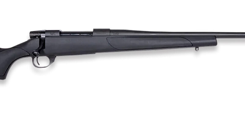 Weatherby VHS223RR0T Vanguard Obsidian 223 Rem 5+1 20" Blued Heavy Threaded Barrel, Blued Drilled & Tapped Steel Receiver, Monte Carlo Black Polymer Stock