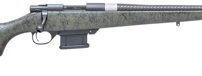 Howa HCE6ARCGRN 1500 Carbon Elevate 6mm ARC 20" Carbon Fiber Wrapped Threaded Barrel, Black Drilled & Tapped Steel Receiver, Fixed Stocky's OD Green w/Black Webbing Synthetic Stock, Right Hand