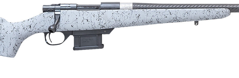 Howa HCE6ARCGRY 1500 Carbon Elevate 6mm ARC 20" Carbon Fiber Wrapped Threaded Barrel, Black Drilled & Tapped Steel Receiver, Fixed Stocky's Gray w/Black Webbing Synthetic Stock, Right Hand
