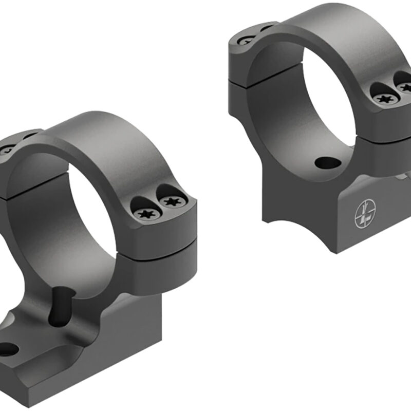 Leupold 177159 BackCountry  Black 7075 T-6 Aluminum 30mm Tube Medium Fits Weatherby Mark V 6 Lug