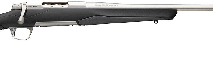 Browning 036008218 X-Bolt 2 Hunter Full Size 308 Win 4+1 22" Stainless Steel Threaded Barrel, Drilled & Tapped Stainless Steel Receiver, Adj Vari-Tech Black Composite Stock w/Adjustable Comb & LOP