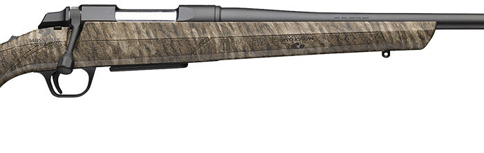 Browning 035841229 AB3  300 Win Mag 3+1 22" Matte Blued Threaded Sporter Barrel, Matte Blued Drilled & Tapped Steel Receiver, Fixed w/Textured Grip Panels Mossy Oak Bottomland Composite Stock