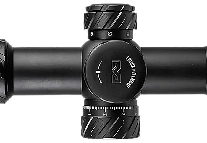 Meprolight USA 901246703 MVO  Matte Black Anodized 3-18x44mm, 34mm Tube, Illuminated M3 MRAD Etched Green/Red Reticle
