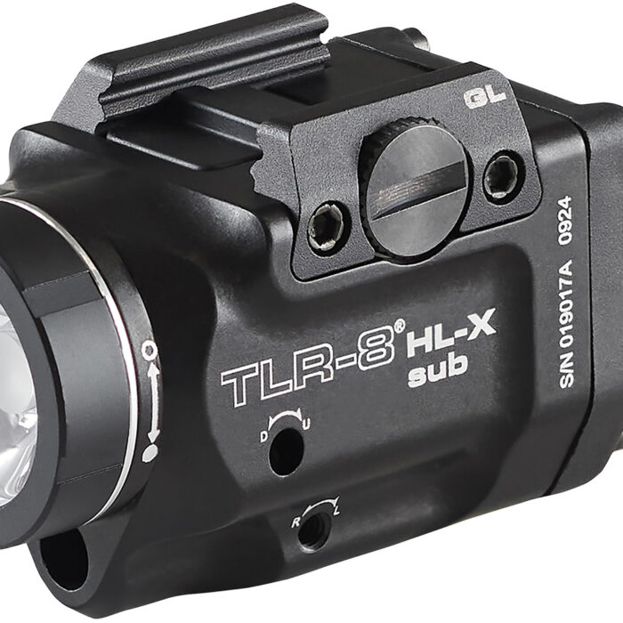 Streamlight 69466 TLR-8  Black Aluminum Glock 43x/48 1,000 Lumens Red Laser