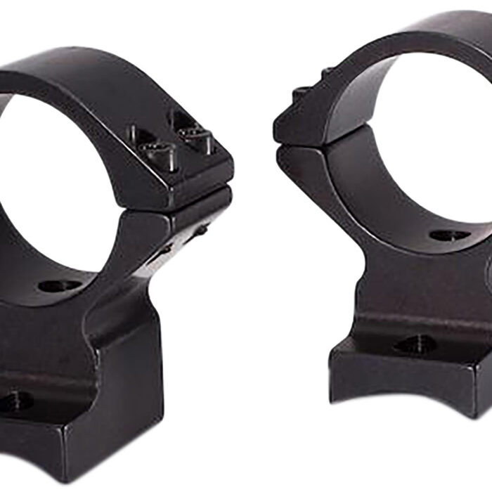 Talley 94X719 Scope Mount/Ring Combo  Black Anodized Aluminum 1" Tube, Savage (8-40) Round Receiver w/Accutrigger, Medium Rings
