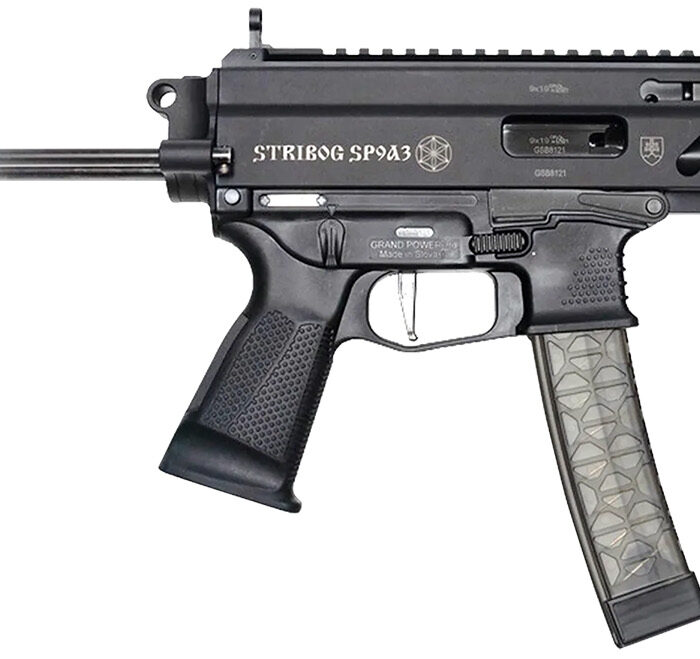 Grand Power 850003223124 Stribog SP9A3 9mm Luger 30+1 Black PDW Tailhook Brace