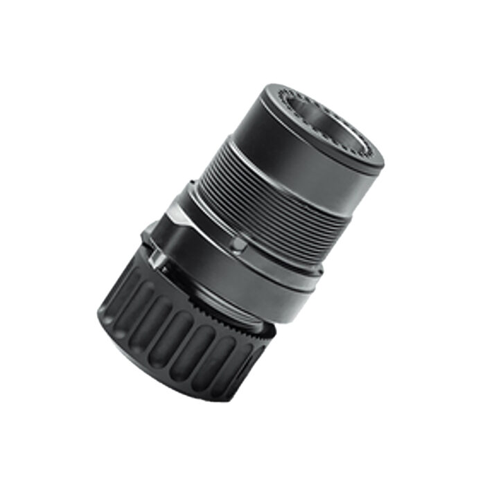 B&T Firearms SD-145504 HUB Adapter  7.62 Black Titanium/Stainless Steel