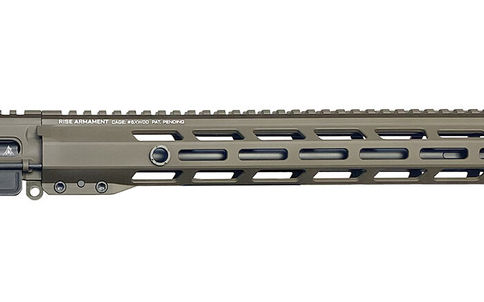 Rise Armament RA22ARCCUBRN18 Upper Receiver  22 ARC 18" Brown Cerakote Barrel Aluminum