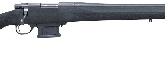 Howa HMA223BHBY 1500 Mini Action Youth 223 Rem 20" Black Heavy Threaded Barrel, Black Drilled & Tapped Steel Receiver, Fixed HTI Black Synthetic Stock