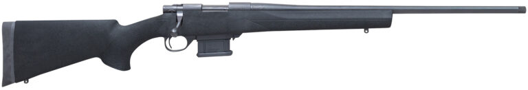 Howa HMA65GBHBY 1500 Mini Action Youth 6.5 Grendel 20" Black Heavy Threaded Barrel, Black Drilled & Tapped Steel Receiver, Fixed HTI Black Synthetic Stock