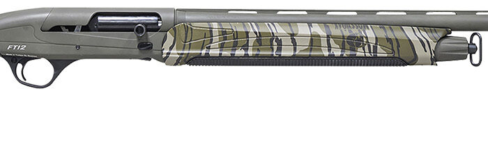 Pointer REXPFT12CAMO Field Tek 12 12 Gauge Semi-Auto 3" 5+1 28" OD Green Cerakote Vent Rib Barrel, OD Green Cerakote Aluminum Receiver, Fixed Mossy Oak Bottomland Synthetic Stock