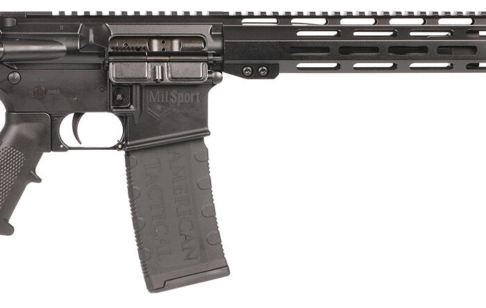 ATI ATIG15MS556ML13 MilSport  5.56x45mm 30+1 16" Black Threaded Barrel, Matte Black Picatinny Rail Receiver, 13" M-LOK Handguard, Black 6 Position Rogers Super-Stoc, Black Polymer Grip