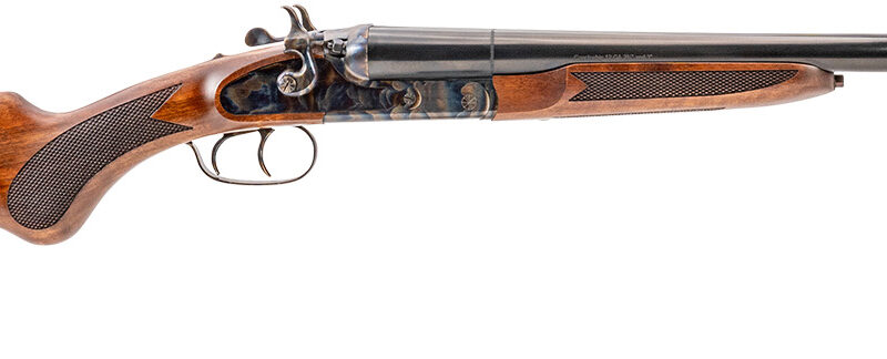 Heritage Mfg CW1218CH Coachwhip  12 Gauge Break Open 2rd 18.50" Black Chrome Side By Side Barrel, Color Case Hardened Alloy Steel Receiver, Fixed Turkish Walnut Stock
