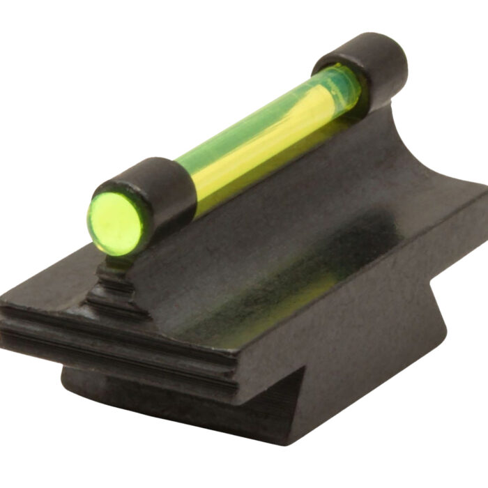 TruGlo TGTG95343RG Front Sight  Green Front Fiber Optic/Black Frame 3/8" Dovetail, .343" High