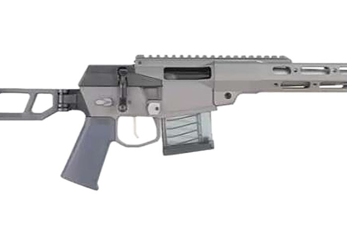 Q LLC MINIFIX55612INPISTOL Mini Fix  5.56 NATO 12" Gray Tapered Threaded Barrel, M-LOK Handguard, Gray Picatinny Rail Receiver, Adj Folding Stock,  Black Polymer Grip