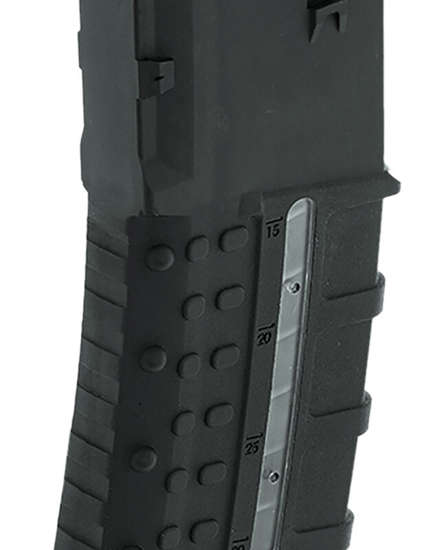 Leapers RBTAM30   30rd Windowed 223 Rem Fits AR-15 Black Polymer/Steel